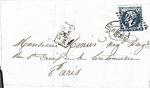 FRANCE - Lettre de 1864 avec Yt n22 - LYON => PARIS