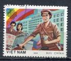 Timbre Rpublique Socialiste du VIETNAM 1983  Obl  N 464 Y&T Tlcommunications