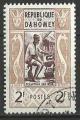 Dahomey 1961; Y&T n 160; 2F artisanat, sculpteur sur bois