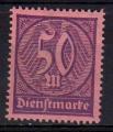 ALLEMAGNE REP WEIMAR N service 35 ** Y&T 1920-1922 chiffre