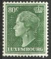 Luxembourg 1948; Y&T n 417; 80c, vert, Grand- Duchesse Charlotte
