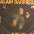SP 45 RPM (7")  Alain Barrire  "  Un printemps  "  Yougoslavie