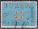 BELGIQUE N 1261 de 1963 oblitr "europa"