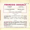 EP 45 RPM (7")  Franois Deguelt  "  Le printemps   "