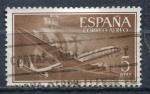 Timbre ESPAGNE   PA   1955 - 56  Obl  N 274  Y&T  Avion