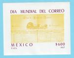 MEXIQUE MEXICO JOURNEE DE LA LETTRE 1987 / MNH** et NON DENTELE