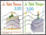 France 1998 - A. de St-Exupry, Le petit Prince, paire se-tenant - YT 3177-78 