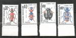 France Neuf Yvert Taxe N109  112 Insectes Coloptres 1983