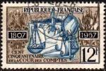 FRANCE - 1957 - Y&T 1107 - Sesquicentenaire de la Cour des comptes - Oblitr