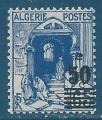 Algrie N166 Rue de la Kasbah 65c bleu surcharg 50c neuf**