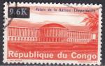 CONGO BELGE N 666 de 1968 oblitr "Palais de la Nation  Lopoldville"