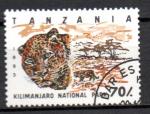 Tanzanie  Y&T  N°  1444  oblitéré  léopard