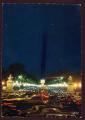 CPM  neuve  PARIS  Embouteillage Place de la Concorde la nuit au fond l'Arc de Triomphe illumin