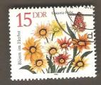 German Democratic Republic - Scott 2297  flower / fleur