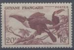 France, Guyane : n 215 x neuf avec trace de charnire anne 1947