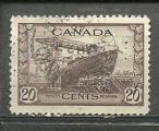 Canada  "1942"  Unitrade No. O260  (O)  " Perfor HOMS "