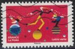 France 2022 Oblitr Used Carnet Frique Troisime timbre du Deuxime volet