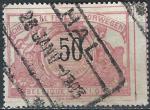 Belgique - 1895-1902 - Y & T n 21 Timbre pour Colis postaux - O. (lger aminci)