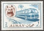 ajman - n 74  neuf**,autocar - 1967