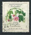 Timbre de COLOMBIE  PA   1960 - 62  Obl   N 351A  Y&T  Fleurs 