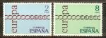 ESPAGNE N°1686/1687** (Europa 1971) - COTE 1.50 €