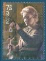 Pologne Timbre Marie Curie oblitr (issu du bloc N194)