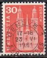 SUISSE N 648 o Y&T 1960-1963 Cathdrale de Zurich