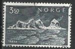 Norvge 1969 ; Y&T n 542; 3k50 paysage, Ile de traena