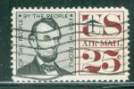 tats-Unis 1960 Y&T PA 58 Oblitr  Poste arienne - A. Lincoln