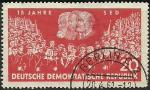 Alemania (RDA) 1961.- Partido Socialista. Y&T 537. Scott 554. Michel 821.