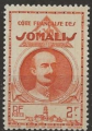 COTE DES SOMALIS 1938 Y.T N165 neuf**gomme coloniale cote 2.25 Y.T 2022   