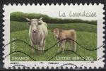 France 2014 Oblitr Used Stamp Vache Cow La Lourdaise Y&T 962