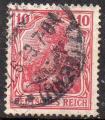 1902 - Deutsches Reich - Mi N 71 - 10 Pf rouge