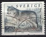 Sude 1993 Oblitr Used Animaux Canis Lupus Loup SU