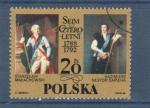 Timbre Pologne Oblitr / 1988 / Y&T N2973.
