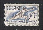 France - Scott 702      Fencing / escrime