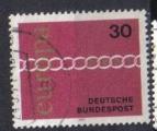 Timbre ALLEMAGNE RFA 1971 - YT 539 - Europa 
