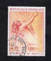 FRANCE YT N 1742 OBLITERE - OEUVRES D ART - ETUDE DE FEMME - CHARLES LE BRUN