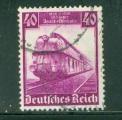Timbre Allemagne Empire 1942 YT Transprt ferroviaire