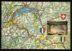 CPM CHAMONIX MONT BLANC  Le Tunnel du Mont Blanc cot Italien + carte Michelin N 916