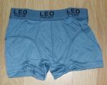 Boxer Bleu Leo Poldo taille 6 - 8 100% Cotton