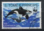 Timbre S. TOME THOME & PRINCIPE 1992 Obl N 1083  Y&T  Orques