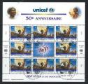 NM//086  - FEUILLET UNICEF -  N 321  - OBL.  COTE 11.20  - VOIR LE SCAN
