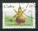 Timbre de CUBA 1996  Obl  N 3542  Y&T  Fleurs Orchide