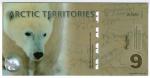 **   ARCTIC TERRITORIES     9  polar $   2010   p-10b  (Polymer)    UNC   **