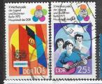 DDR - 1973 - YT n 1527/8 oblitr, 