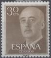 Espagne : n 858 x neuf avec trace de charnire anne 1955