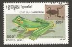 Cambodia - Scott 1276    frog / grenouille