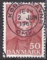 DANEMARK N 448 de 1966 oblitr