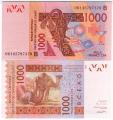 **   BENIN   (BCEAO)     1000  francs   2006   p-215d  B    UNC   **